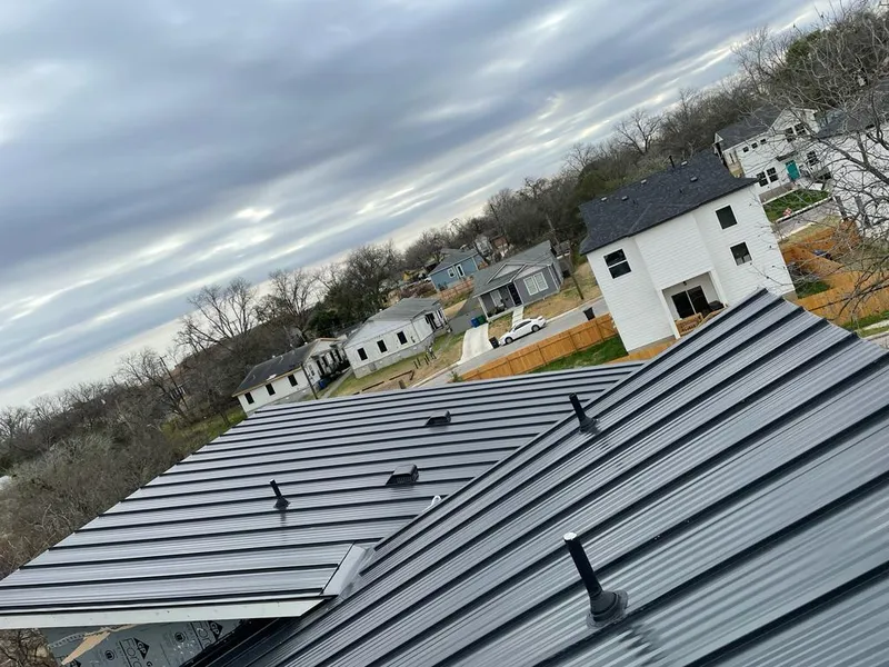 Standing seam metal roof panels with vents for Skylight Repair in Fairfield Glade